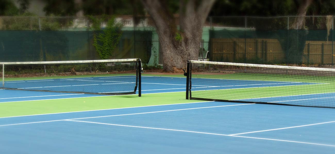 tennis courts