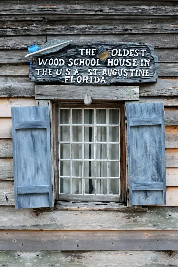 Oldest Wooden Schoolhouse window