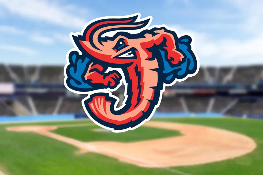 Jacksonville Jumbo Shrimp--2021 Pocket Schedule--Gate--Marlins Affiliate